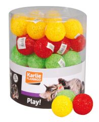 Karlıe Kedi Oyuncağı Plastik Top 5cm 60lı
