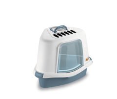 Stefanplast Sprınt Corner Plus Mavi Kedi Tuvaleti 56x40x40cm