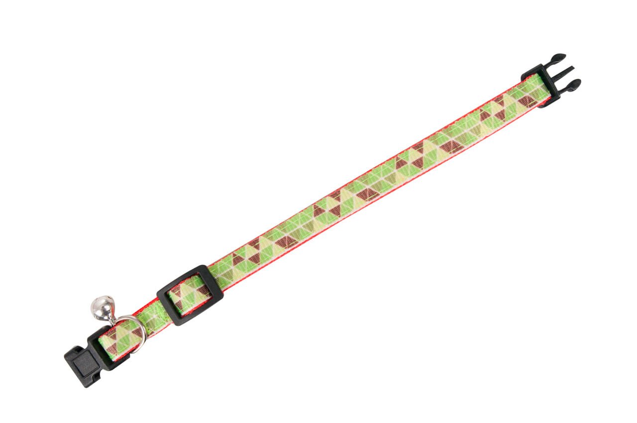 Karlıe Kedi Boyun Tasma Üçgen Desenli 30cm*10mm