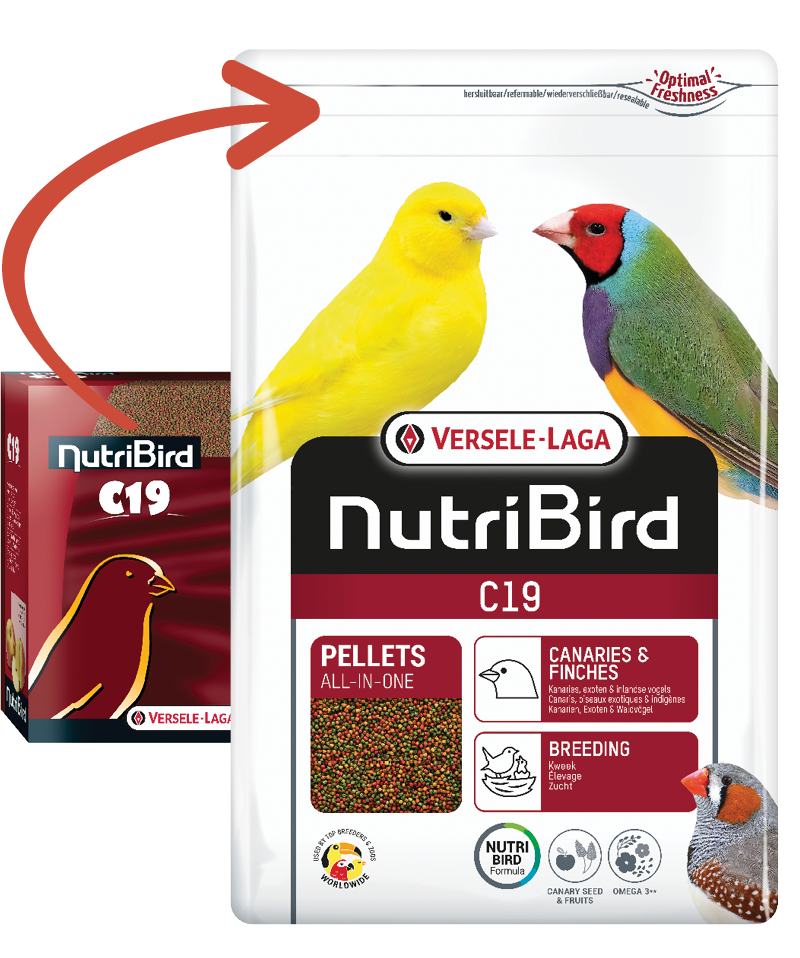 Versele Laga Nutrıbırd C19 Kanarya - Finch Pelet Yem 10kg