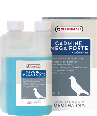 Versele Laga Oropharma Carmine Mega Forte Güvercin Sıvı L-karnitin Desteği 250ml